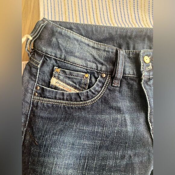DIESEL Jeans Pants Womens   Sz 27 Blue Wash “RONHAR" NWT - Picture 8 of 16